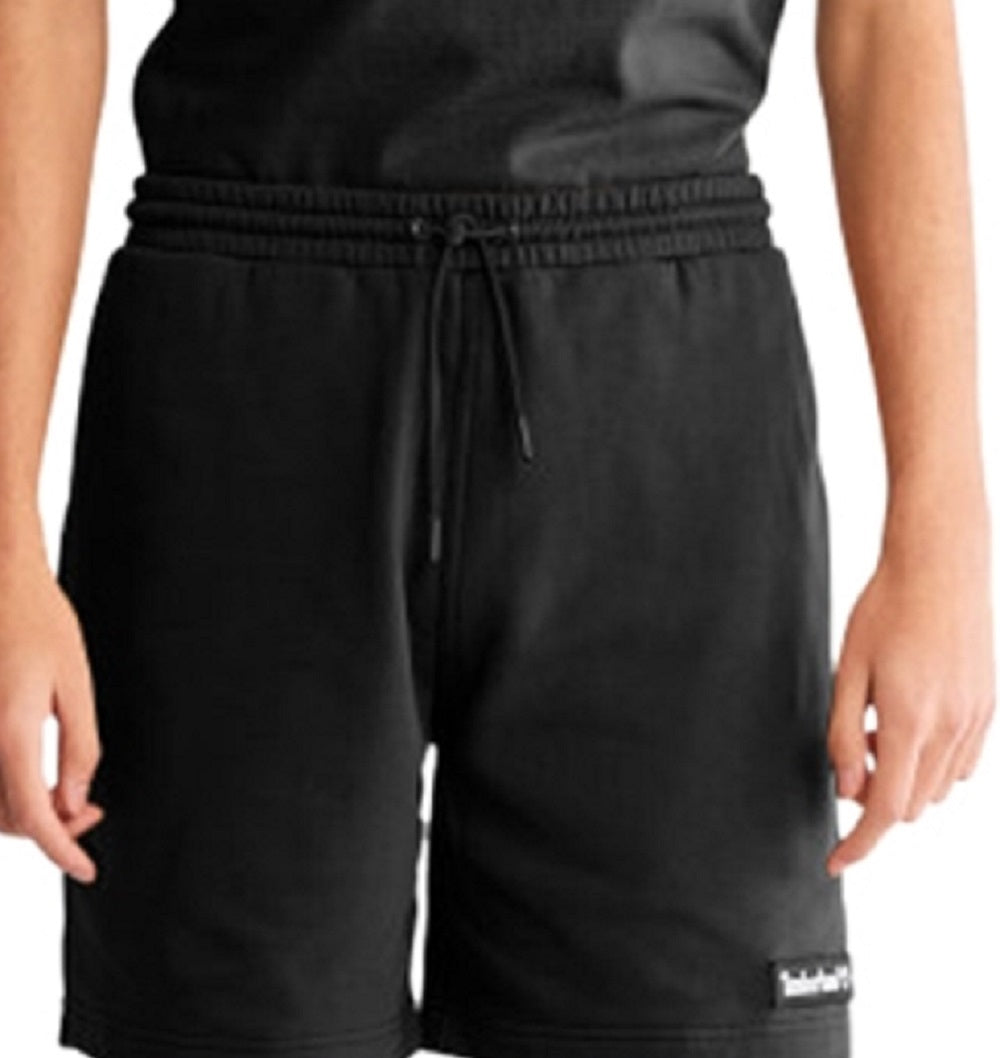 Timberland Men's Woven Badge Sweatshort Black Size X-Large