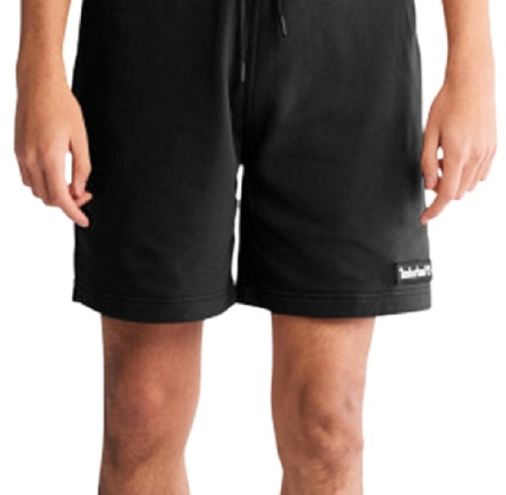 Timberland Men's Woven Badge Sweatshort Black Size X-Large