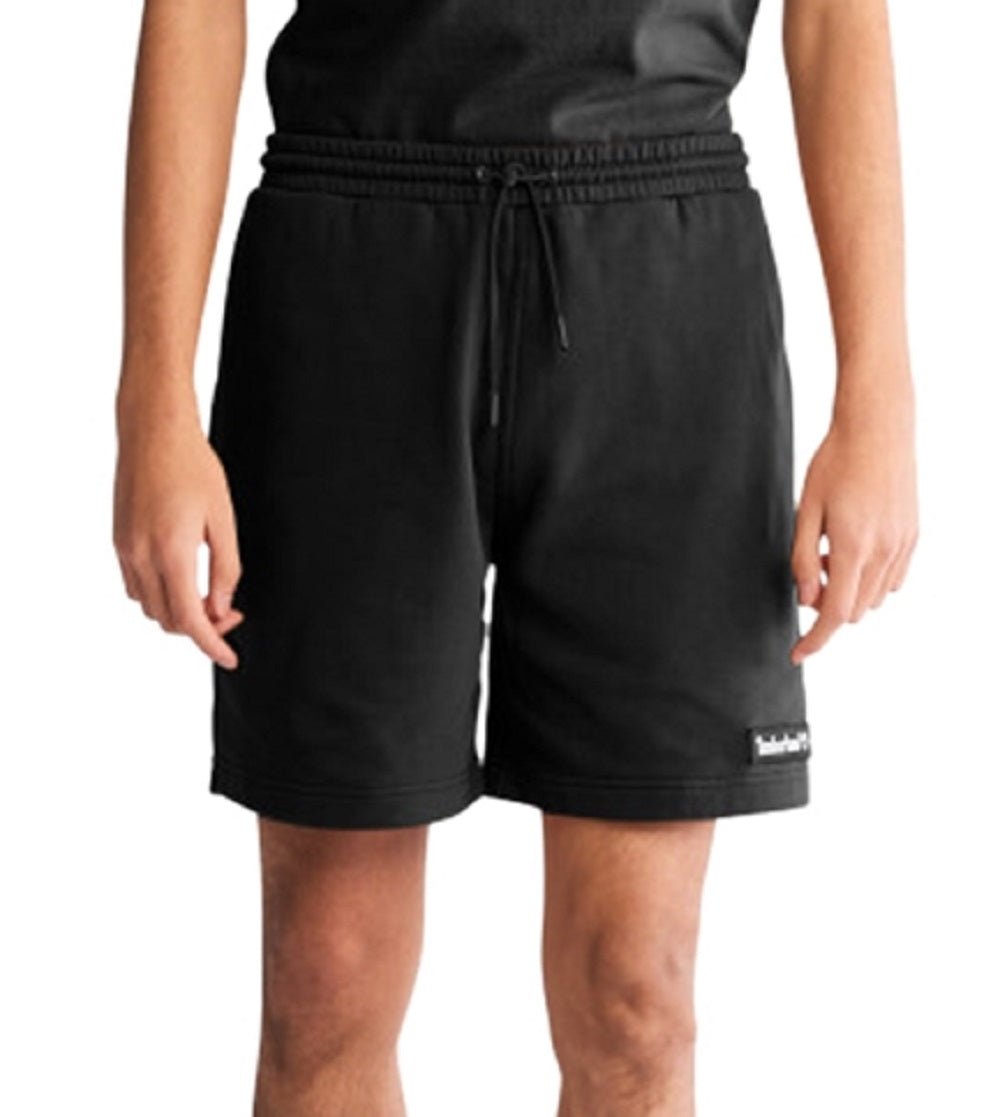 Timberland Men's Woven Badge Sweatshort Black Size X-Large