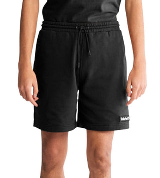 Timberland Men's Woven Badge Sweatshort Black Size X-Large