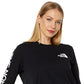 The North Face Women's Long Sleeve Hit Graphic Tee Black Size Medium