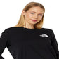 The North Face Women's Long Sleeve Hit Graphic Tee Black Size Large