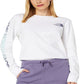 The North Face Women's Long Sleeve Hit Graphic Tee White Size Small