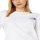 The North Face Women's Long Sleeve Hit Graphic Tee White Size Small