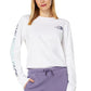 The North Face Women's Long Sleeve Hit Graphic Tee White Size Large