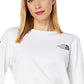 The North Face Women's Long Sleeve Hit Graphic Tee White Size Large