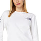 The North Face Women's Long Sleeve Hit Graphic Tee White Size X-Large