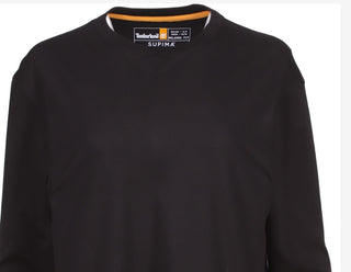 Timberland Women's Long Sleeve Top Black Size X-Large
