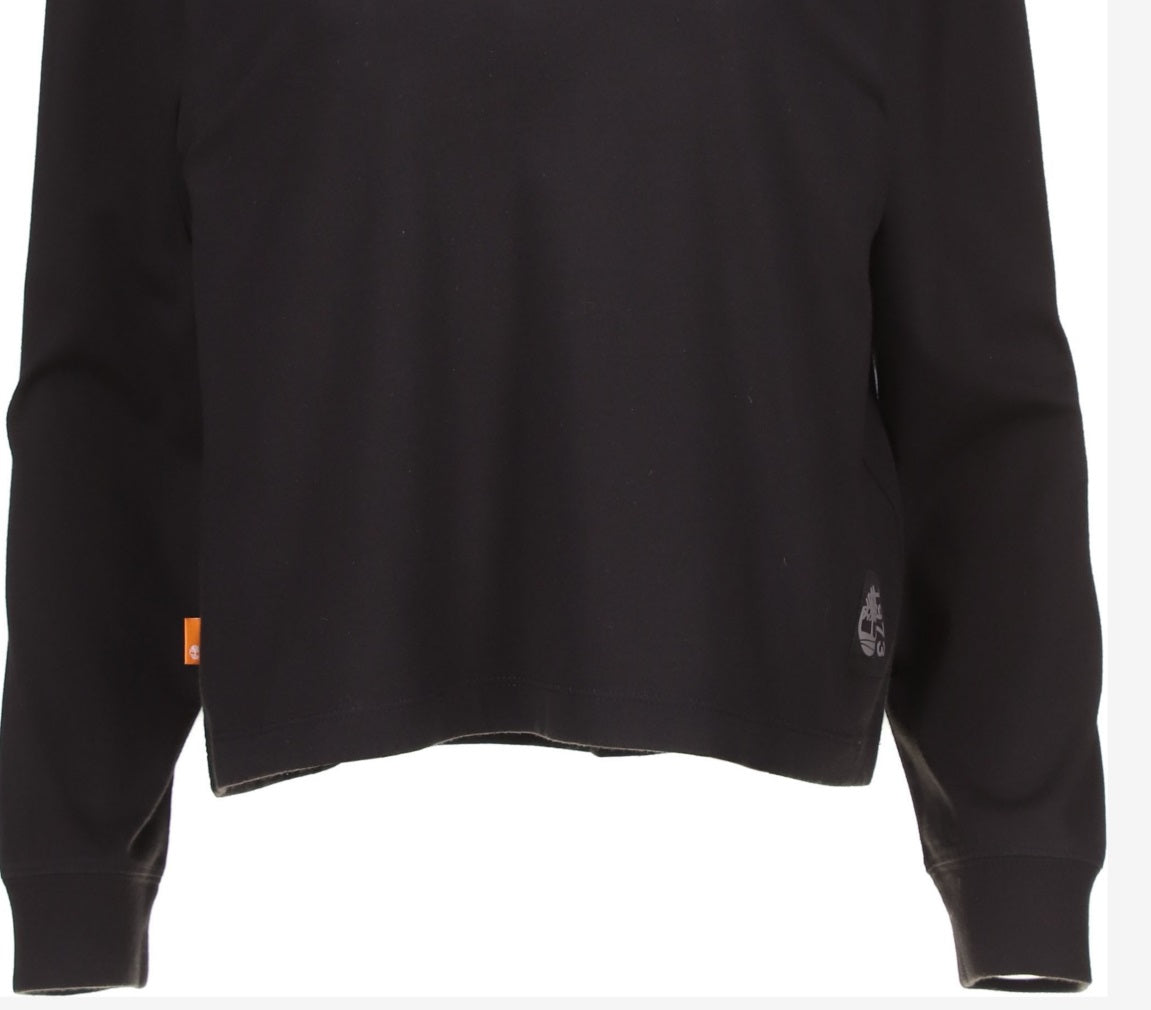 Timberland Women's Long Sleeve Top Black Size X-Large