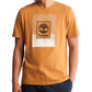 Timberland Men's Outdoor Archive Short Sleeve Graphic T-Shirt Yellow Size X-Large