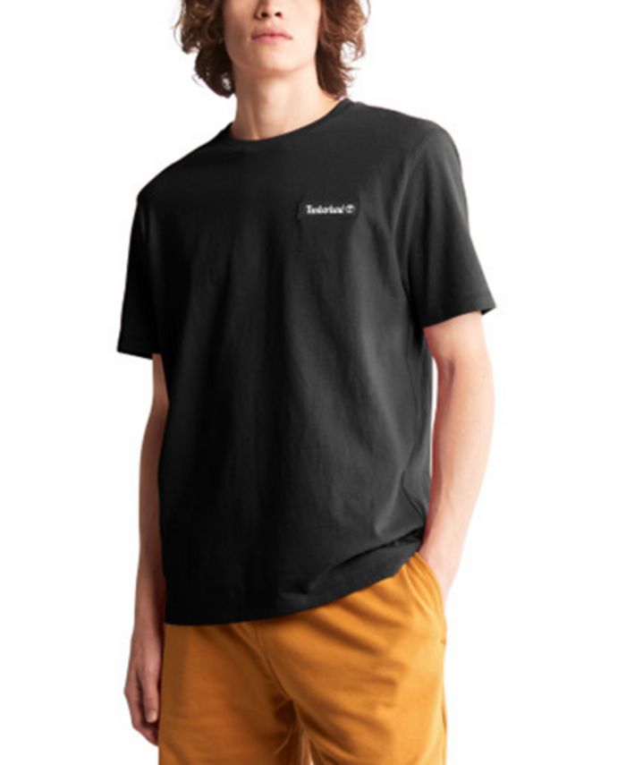 Timberland Men's Heavy Weight Woven Badge T-Shirt Black