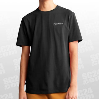 Timberland Men's Heavy Weight Woven Badge T-Shirt Black