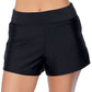 Island Escape Women's Swim Shorts Swimsuit Black