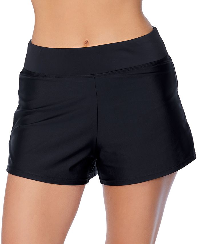 Island Escape Women's Swim Shorts Swimsuit Black