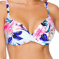 Island Escape Women's Gemini Underwire Bikini Top Swimsuit White
