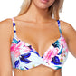 Island Escape Women's Gemini Underwire Bikini Top Swimsuit White