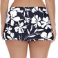 Island Escape Women's Lux Skirtini Swimsuit Black Size 14