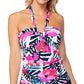 Island Escape Women's Lux Strapless Tankini Top Swimsuit White Size 12