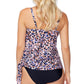 Island Escape Women's Napa Underwire Tankini Top Swimsuit Pink