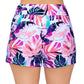 Island Escape Women's Island Board Shorts Swimsuit White