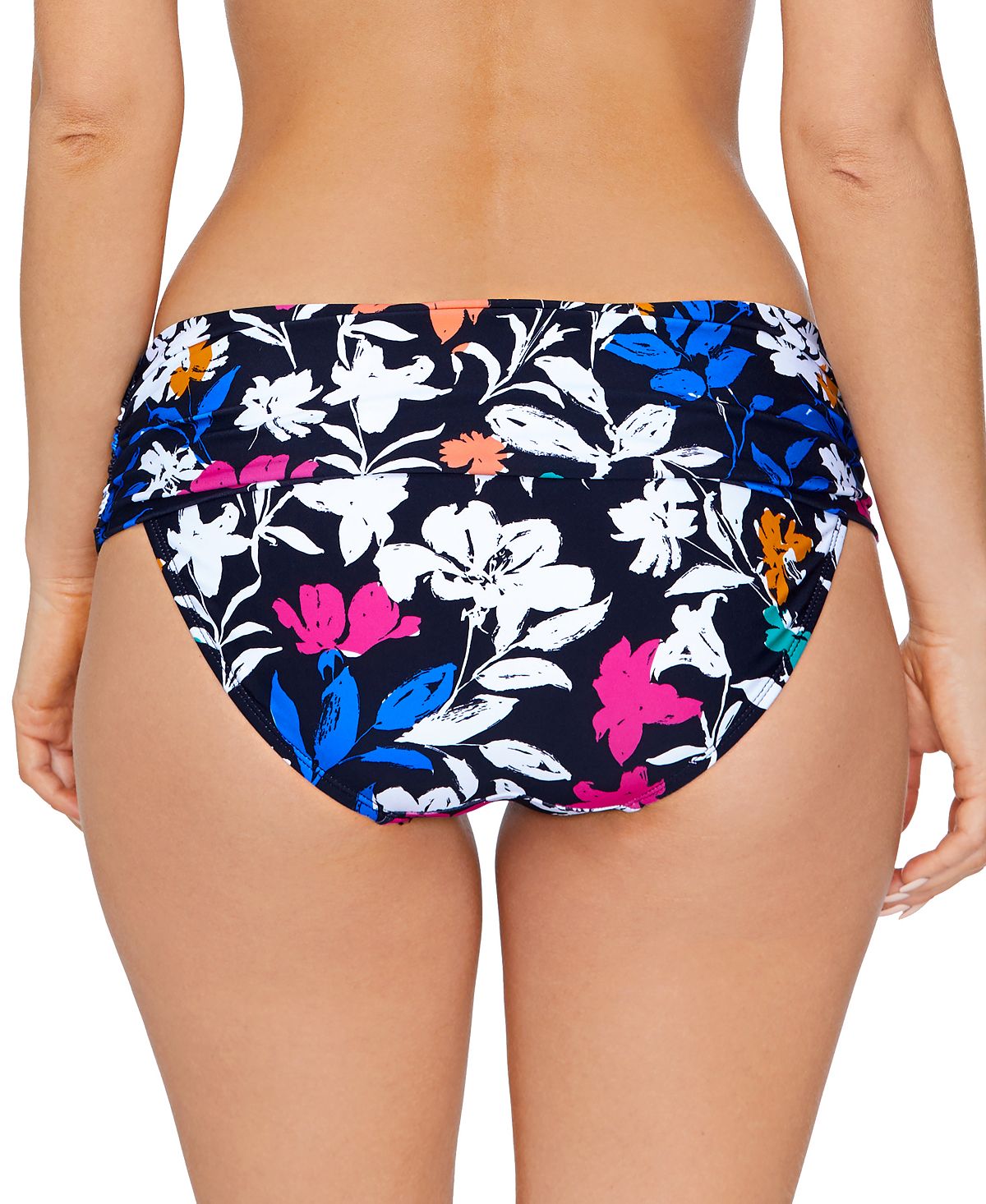 Island Escape Women's Tahiti Bikini Bottoms Swimsuit Black