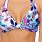 Island Escape Women's Sunshine Halter Underwire Bikini Top Swimsuit White