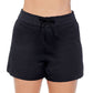 Island Escape Women's Beach Board Shorts Swimsuit Black Size 16W