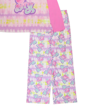 We Wear Cute Big Girl's T-shirt and Pajama 2 Piece Set Pink Size 10