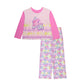 Wewearcute Little Girl's T-shirt and Pajama 2 Piece Set Pink Size 4