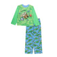 AME Little Boy's Mandalorian Top and Pajama Set 2 Piece Green Size 6
