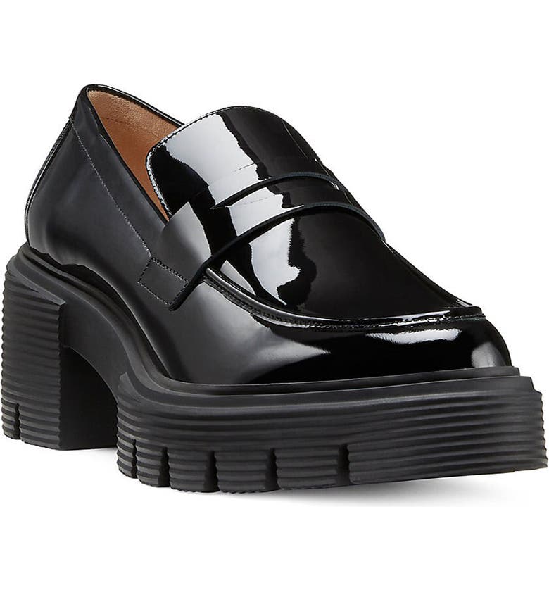 Stuart Weitzman Women's Soho Loafer Black Size 7.5 M