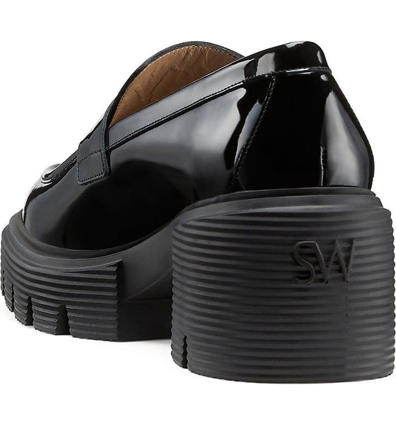 Stuart Weitzman Women's Soho Loafer Black Size 7.5 M