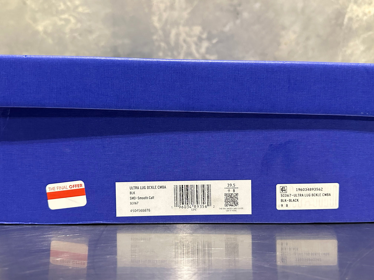 Stuart Weitzman Women's Ultra Lug Sole Buckle Combat Boots Black Size 9 M