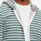 Tommy Hilfiger Men's Stripe French Terry Full Zip Hoodie Green Size XXL