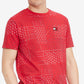 Tommy Hilfiger Men's All Over Road Trip T-Shirt Red Size Large