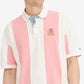 Tommy Hilfiger Men's Heritage Stripe Relaxed Fit Polo Pink Size XXX-Large