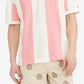 Tommy Hilfiger Men's Heritage Stripe Relaxed Fit Polo Pink Size XX-Large