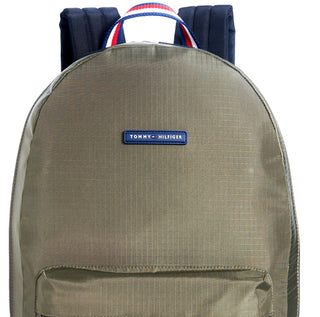 Tommy Hilfiger Men's Alexander Ripstop Backpack Green Size Regular