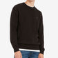 Tommy Hilfiger Men's Signature Solid Crew Neck Sweater Black Size Medium