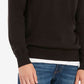 Tommy Hilfiger Men's Signature Solid Crew Neck Sweater Black Size Medium