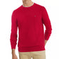 Tommy Hilfiger Men's Signature Solid Crew Neck Sweater Red Size XL