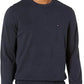 Tommy Hilfiger Men's Signature Solid Crew Neck Sweater Navy Size XXL