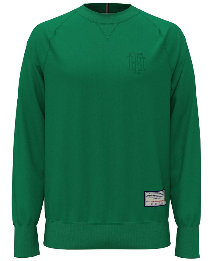 Tommy Hilfiger Men's Paul Heritage Long Sleeve T-Shirt Green Size X-Large