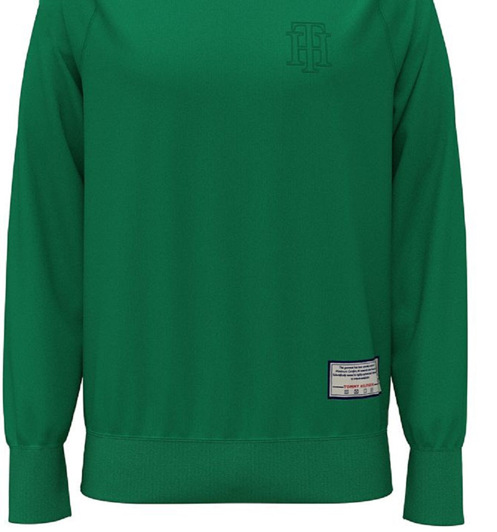 Tommy Hilfiger Men's Paul Heritage Long Sleeve T-Shirt Green Size X-Large