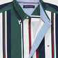 Tommy Hilfiger Men's Adaptive Classic Fit Bold Stripe Long Sleeve Shirt Black Size X-Large