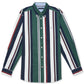 Tommy Hilfiger Men's Adaptive Classic Fit Bold Stripe Long Sleeve Shirt Black Size X-Large