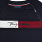 Tommy Hilfiger Women's Zip Logo Sweater Dress Blue Size Large