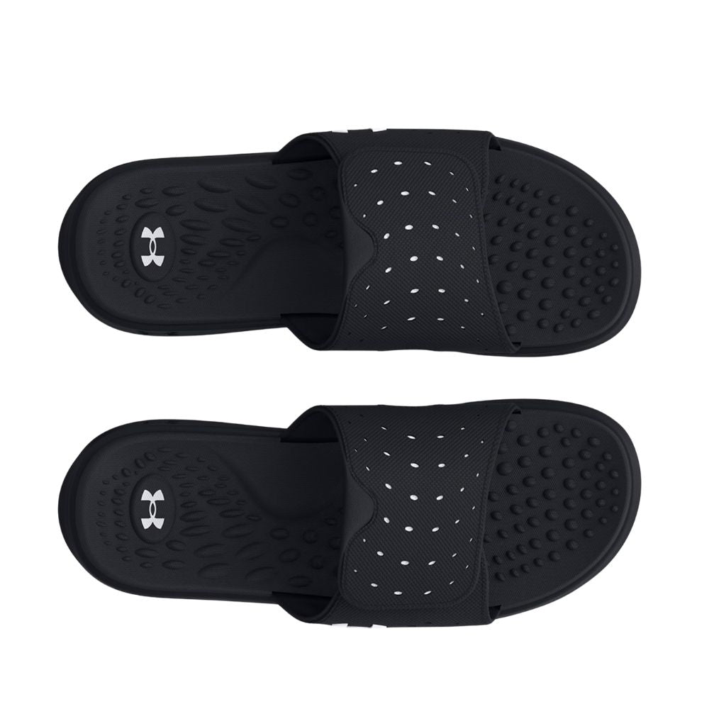 Under Armour Women's Ignite Pro Slide Sandals - Black/White