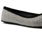 Juicy Couture Women's Farrah Embellished Ballet Flats Black Size 9.5M