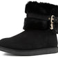 Juicy Couture Women's Koala Winter Booties Black Size 9 M